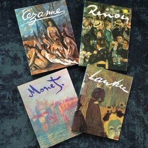 Art Books Phidal Art Series 4 Books Large 14" x 10" Frameable Prints Rare 1990